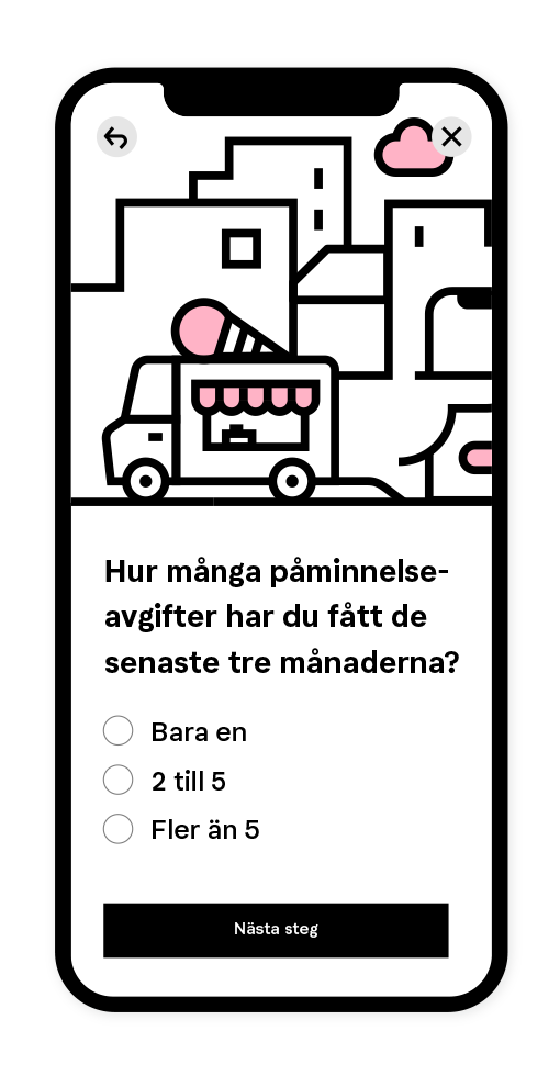 Klarna Never Forget Test illustration